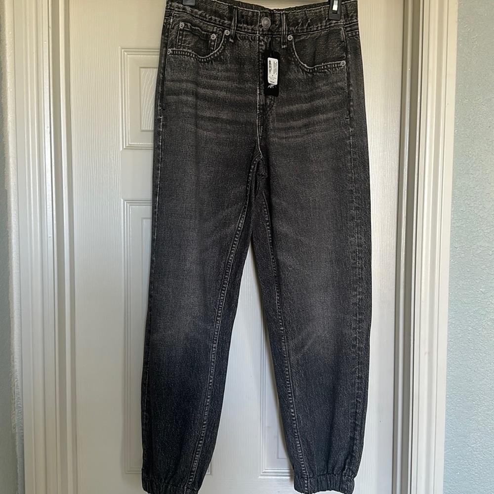 Rag and Bone Black Majic Miramar Jogger size M
